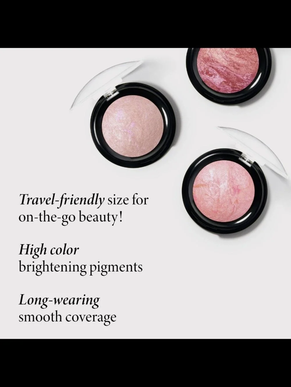 Laura Geller Baked Blush-N-Brighten: Ethereal Rose, Travel Size, .05oz, NIB